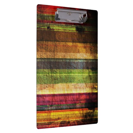 Mehrfarbiges hölzernes Muster Klemmbrett (Rechts)