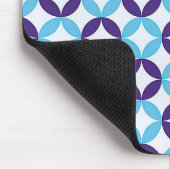 Mehrfarbiges lebendiges Muster Mousepad (Ecke)