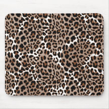 mehrfarbiges Leopard-Druckmousepad
