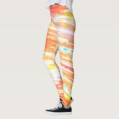 Mehrfarbiges Lichtwirbel Leggings (Links)