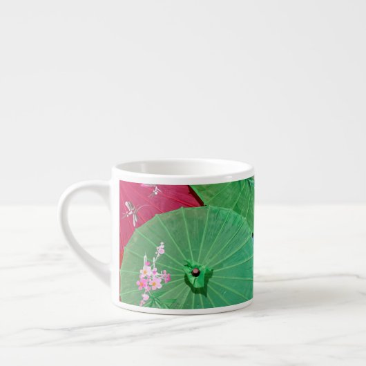 mehrfarbiges Lüfterdesign Espressotasse (Links)