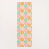 Mehrfarbiges Mandala Illustrationsmuster Yogamatte (Rückseite)