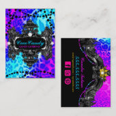 Mehrfarbiges Märchenland des Leopard-311 Visitenkarte (Vorne/Hinten)