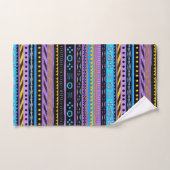 Mehrfarbiges, modernes Set für Badehandtücher (Handtuch)