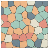 mehrfarbiges Mosaikmuster Stoff (Nahaufnahme)