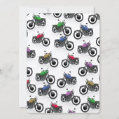 mehrfarbiges Motorradmuster (Vorderseite)