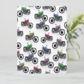 mehrfarbiges Motorradmuster (Stehend Vorderseite)