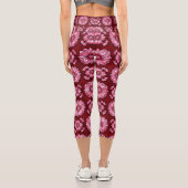 mehrfarbiges Muster Capri Leggings (Rückseite)