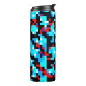 Mehrfarbiges Muster Cool Thermosbecher (Nach links gedreht)