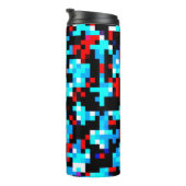 Mehrfarbiges Muster Cool Thermosbecher (Nach rechts gedreht)