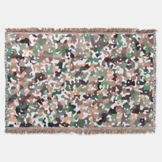 mehrfarbiges Muster Decke (Vorderseite)