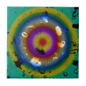 Mehrfarbiges Muster Fliese (Vorderseite)