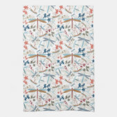 Mehrfarbiges Muster für Libellen Geschirrtuch (Vertikal)