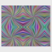 mehrfarbiges Muster Geschenkpapier (Flach)