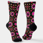 mehrfarbiges Muster Socken (Gewinkelt)