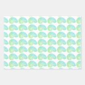 Mehrfarbiges Nautilus-Muschel-Umschlagpapier Geschenkpapier Set (Vorderseite)