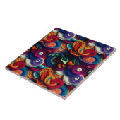 mehrfarbiges Patchwork Fliese (Seite)