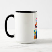 Mehrfarbiges Pferd 2026 Tasse (Links)
