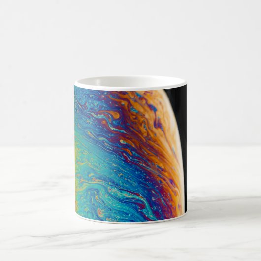 mehrfarbiges Planetenflüssigkeitslackieren Kaffeetasse (Mittel)