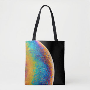 mehrfarbiges Planetenflüssigkeitslackieren Tasche