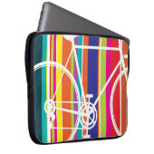 Mehrfarbiges Raddesign Laptop-Sieb Laptopschutzhülle (Vorne Rechts)