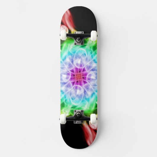 Mehrfarbiges Rainbow-Skateboard Skateboard (Vorderseite)