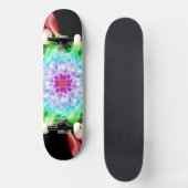Mehrfarbiges Rainbow-Skateboard Skateboard (Vorderseite)
