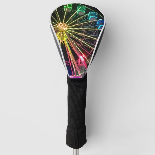 Mehrfarbiges Riesenrad Golf Headcover (Vorderseite)