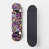 Mehrfarbiges Rollenbrett Skateboard (Vorderseite)