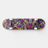 Mehrfarbiges Rollenbrett Skateboard (Horizontal)