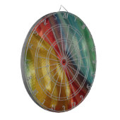 Mehrfarbiges Silken Dartscheibe (Vorderseite Links)