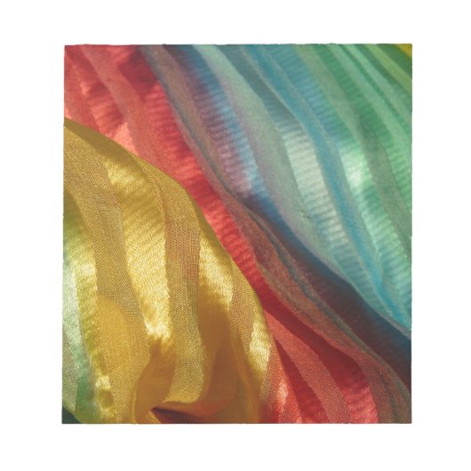 Mehrfarbiges Silken Notizblock (Vorderseite)