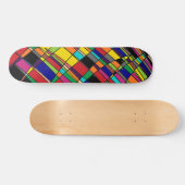 mehrfarbiges Skateboard Deck (Horizontal)