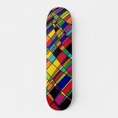 mehrfarbiges Skateboard Deck (Vorne)
