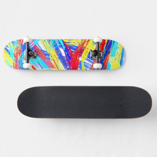 Mehrfarbiges Skateboard für Erwachsene, Jugendlich (Horizontal)