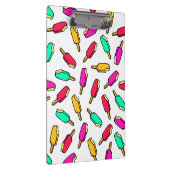 Mehrfarbiges Sommer-Popsiv-Muster Klemmbrett (Rechts)