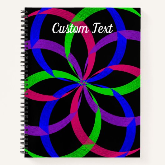 Mehrfarbiges SpiralNotebook (Abbildung 8) Notizblock (Vorderseite)