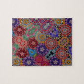 Mehrfarbiges Steppdecken-Muster Puzzle (Horizontal)