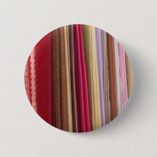 Mehrfarbiges Stoffmuster Button (Vorderseite)