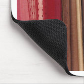 Mehrfarbiges Stoffmuster Mousepad (Ecke)