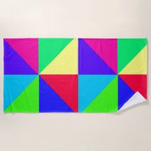 mehrfarbiges Strandtuch