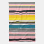 Mehrfarbiges Streifenmuster Geschirrtuch (Vertikal)