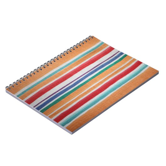 Mehrfarbiges StripNotebook Notizblock (Linke Seite)