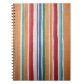 Mehrfarbiges StripNotebook Notizblock (Vorderseite)