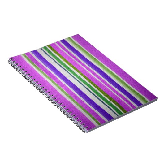 Mehrfarbiges StripNotebook Notizblock (Rechte Seite)