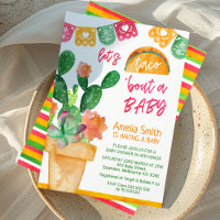 Mehrfarbiges Taco über eine Baby-Dusche