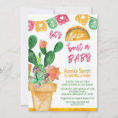Mehrfarbiges Taco über eine Baby-Dusche Einladung (Vorderseite)