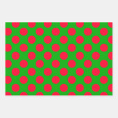 Mehrfarbiges und Kariertes Design Perfektes Weihna Geschenkpapier Set (Vorderseite 2)