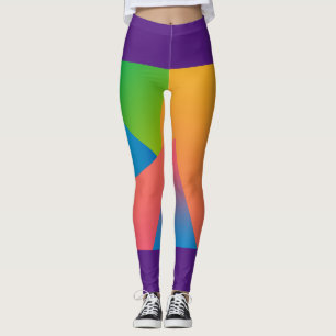 Mehrfarbiges Vorderteil Leggings