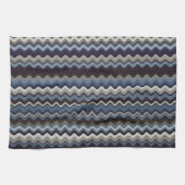 mehrfarbiges Wavy Muster Geschirrtuch (Horizontal)